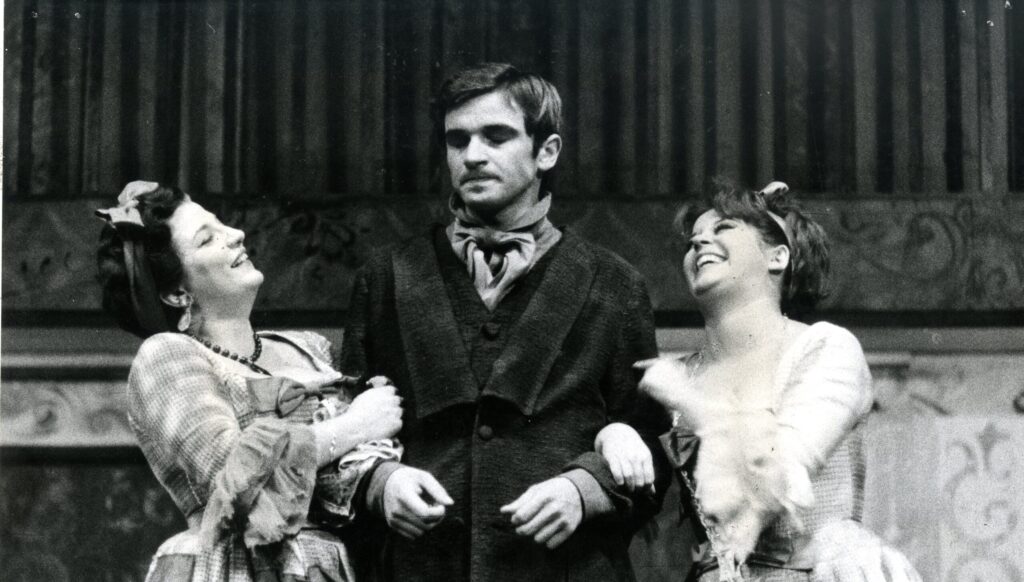 Adriana innocenti paolo graziosi silvana de santis rispettivamente ortensia il cavaliere di ripafratta dejanira nella locandiera 1965