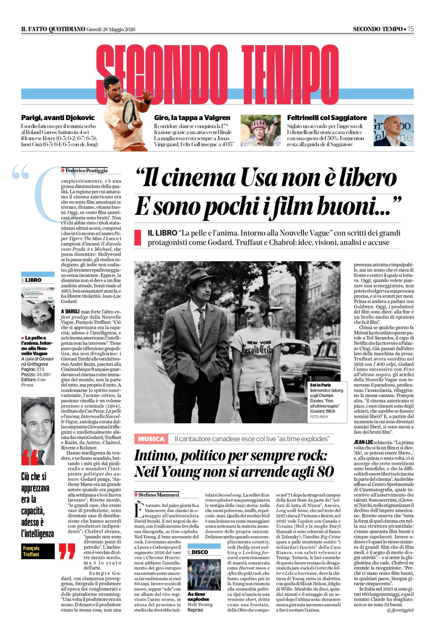Il Fatto Quotidiano 28 Maggio 2026 page