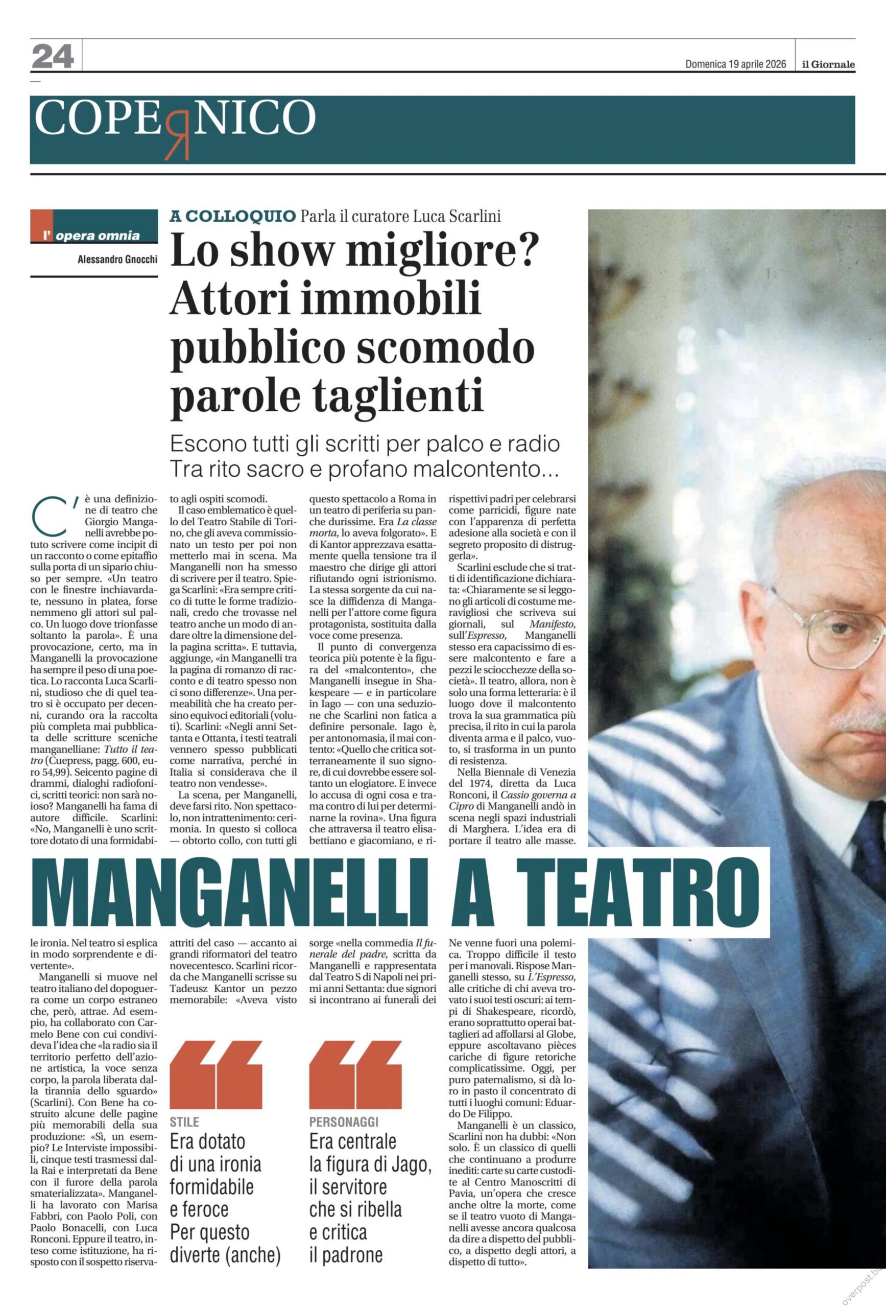 Il Giornale 19 Aprile 2026 page