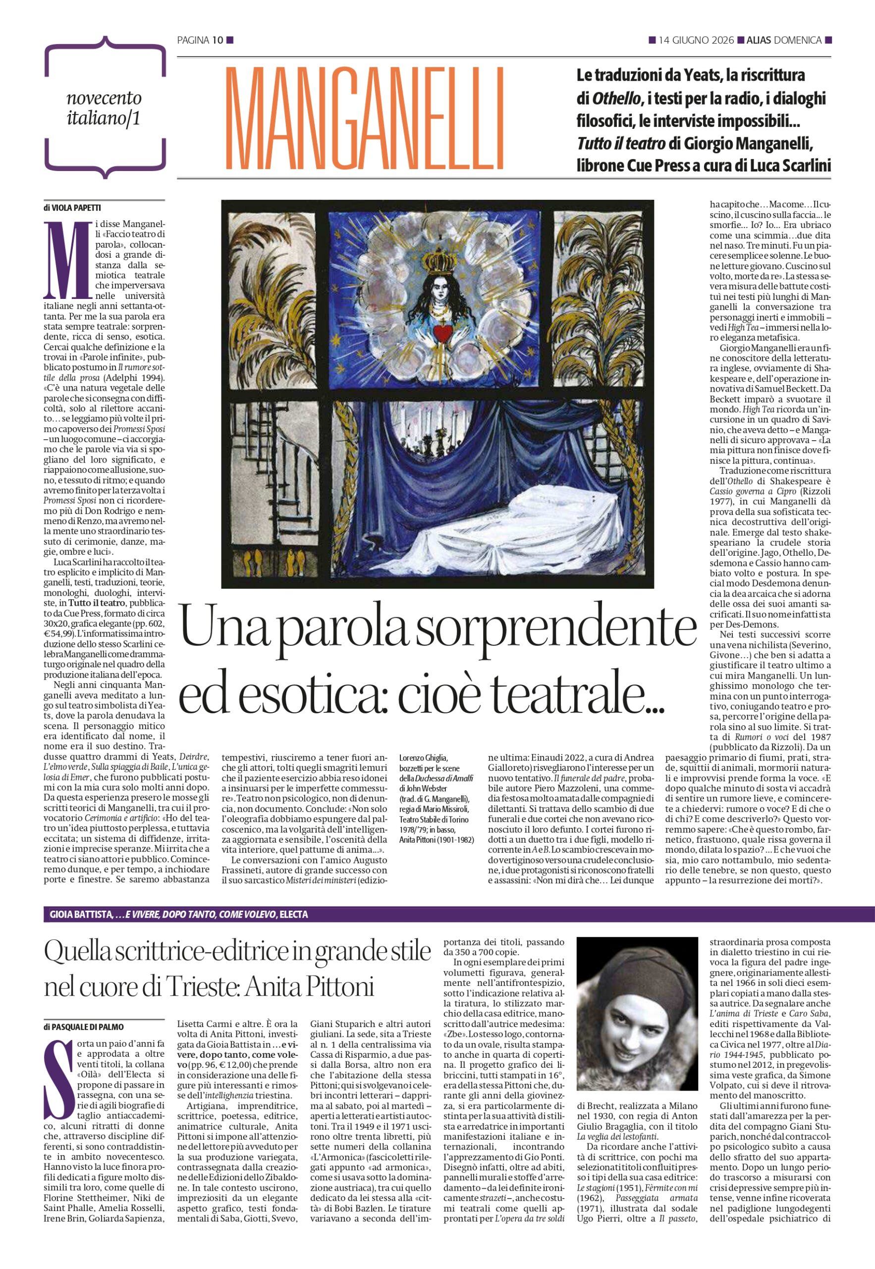 Alias domenica del 14 giugno 2026 page