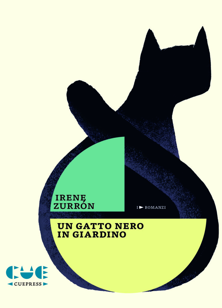 Irene zurrón un gatto nero in giardino cover